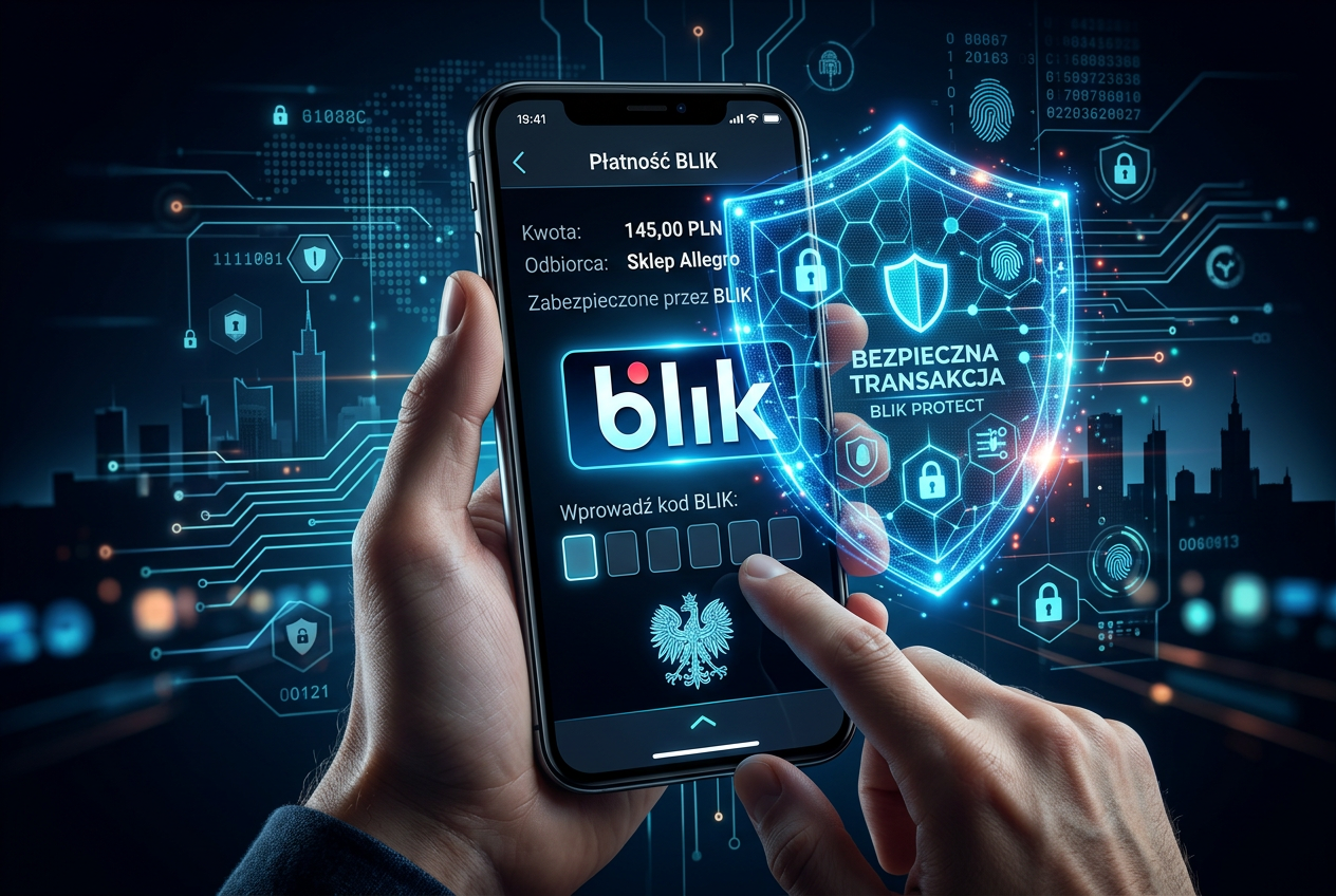 Bezpieczne płatności BLIK w kasynie online na smartfonie